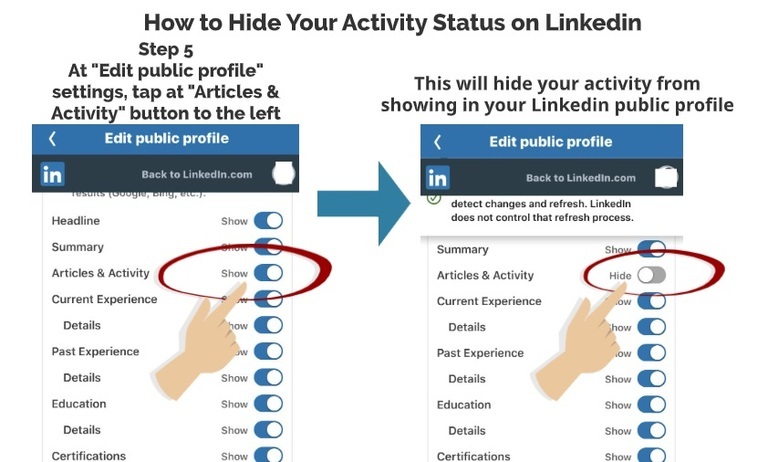 How to Hide Your Activity Status on Linkedin from Public View – My