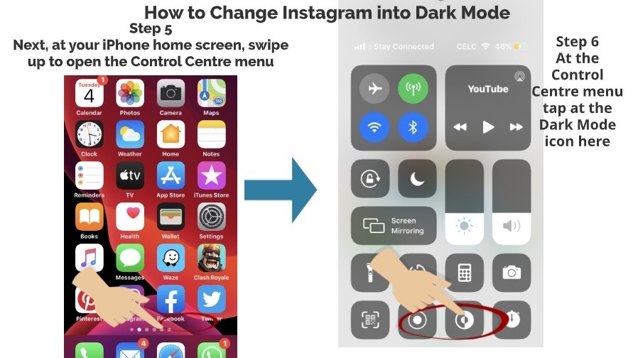 How to change your Instagram into Dark Mode - My Media Social