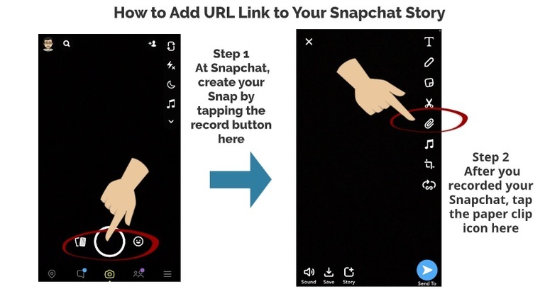 How to Add URL Link to Your Snapchat Story – My Media Social