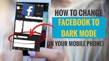 How to change Facebook to Dark Mode