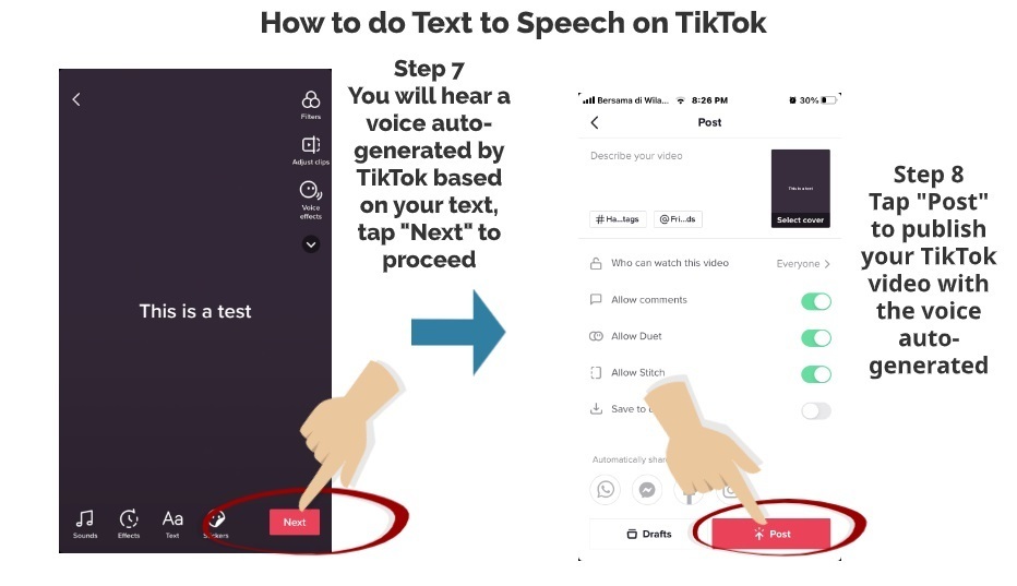 how to get more text to speech voices on tiktok