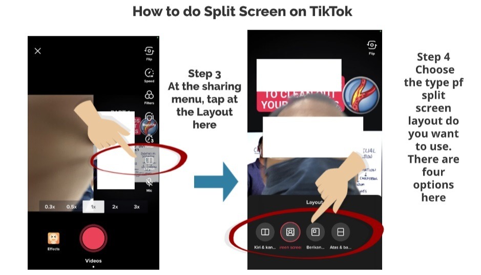 How to Create Split Screen on TikTok (Duet) – My Media Social