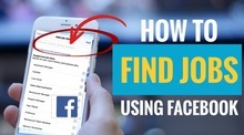 How to find jobs using Facebook